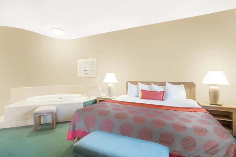 In-room hot tub at Ramada by Wyndham St George in St George, UT