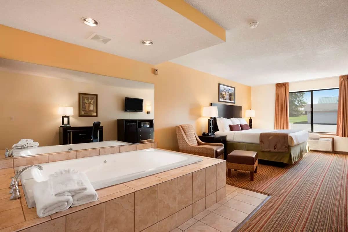 Deep soaking bathtub at Ramada by Wyndham Wisconsin Dells