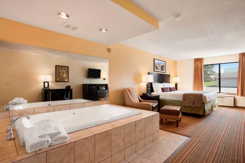 Deep soaking bathtub at Ramada by Wyndham Wisconsin Dells