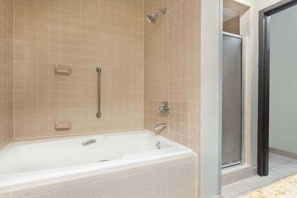 Private in-room jacuzzi tub at Ramada Limited Augusta Near Fort Gordon