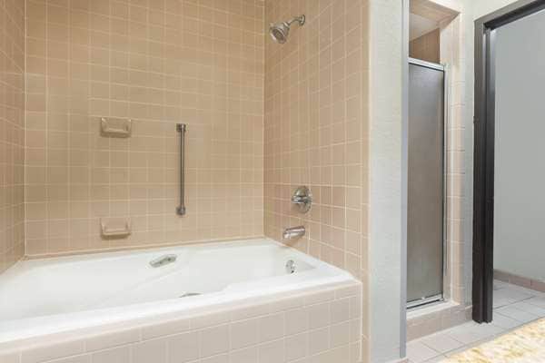 Private in-room jacuzzi tub at Ramada Limited Augusta Near Fort Gordon