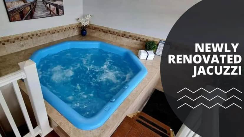 Private in-room jacuzzi at Regal Inn of Hampton Beach