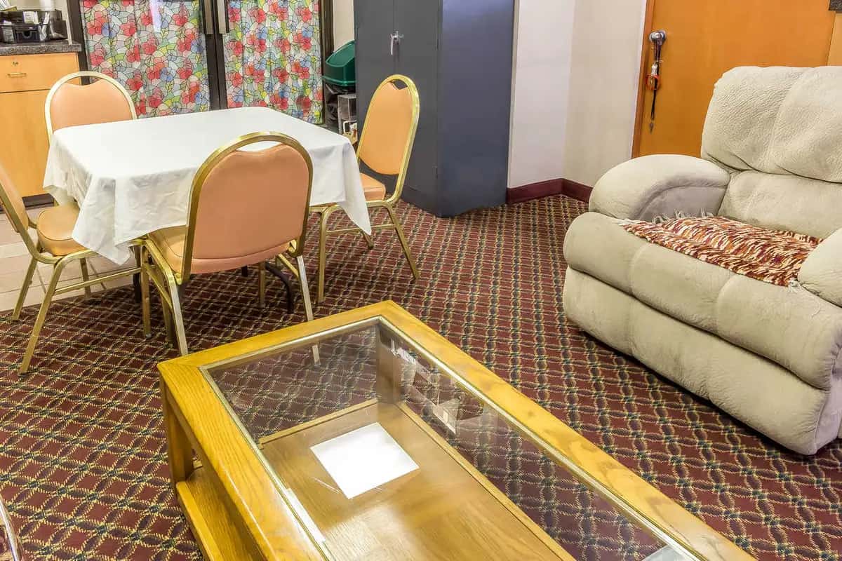 Private in-room jacuzzi at Relax Inn