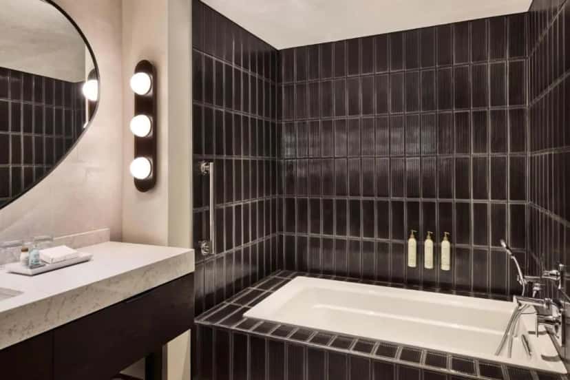 In-room hot tub at Renaissance Phoenix Glendale Hotel & Conference Center in Glendale, AZ
