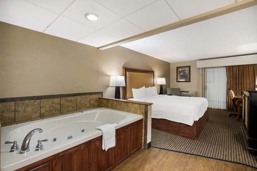 In-room hot tub at Revel Minot, SureStay Collection By Best Western in Minot, ND