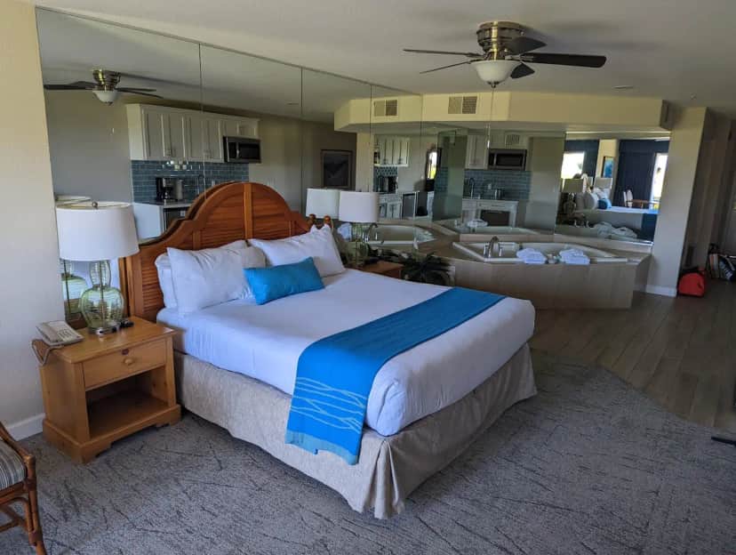 Private in-room jacuzzi at Seascape Beach Resort