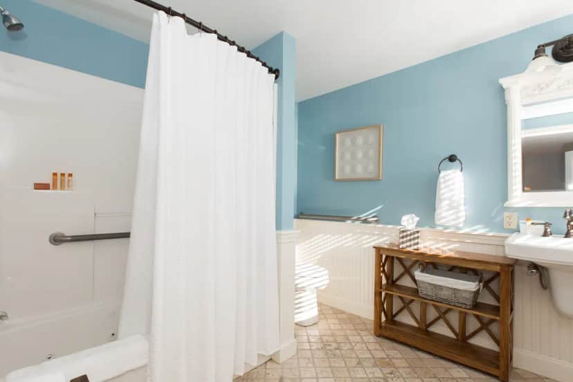 Private in-room jacuzzi tub at Sheepscot Harbour Village Resort