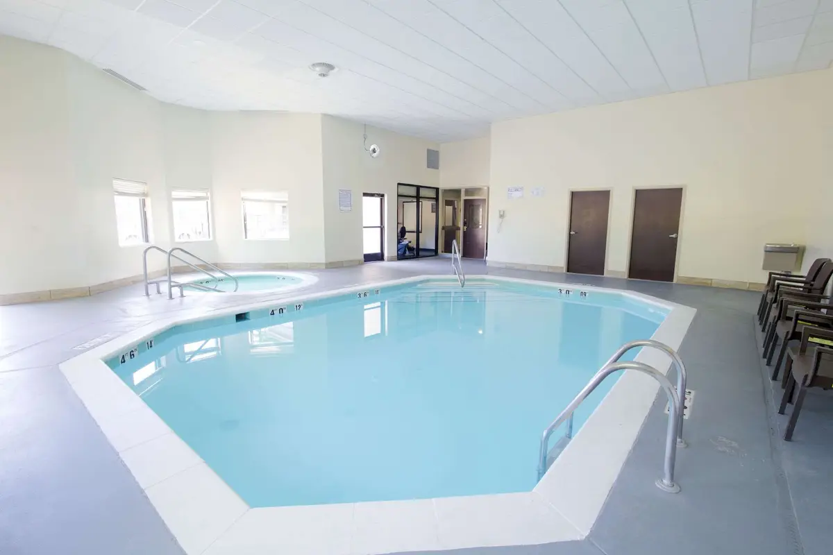 Shared indoor hot tub at Sleep Inn & Suites
