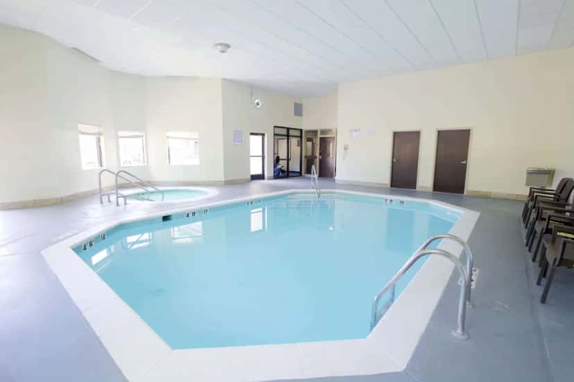 Shared indoor hot tub at Sleep Inn & Suites in Chesapeake, VA