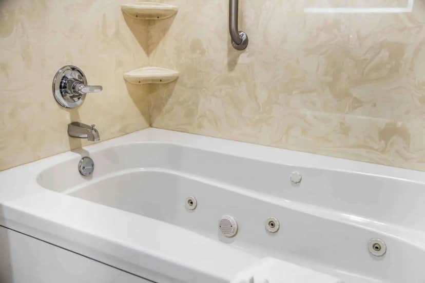 Private in-room jacuzzi tub at Sleep Inn & Suites Oklahoma City North