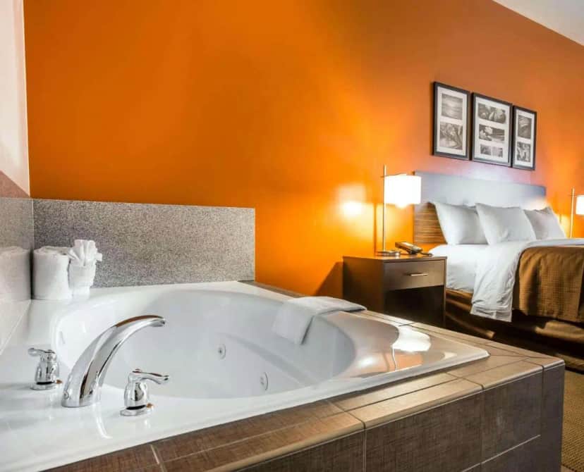 Private in-room jacuzzi at Sleep Inn & Suites Page At Lake Powell