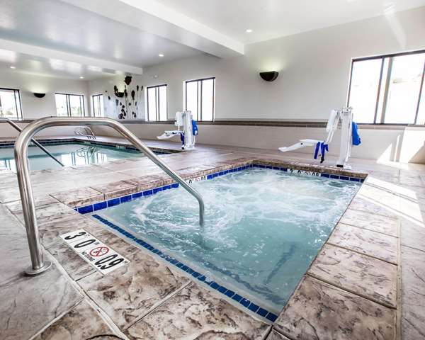 Shared indoor hot tub