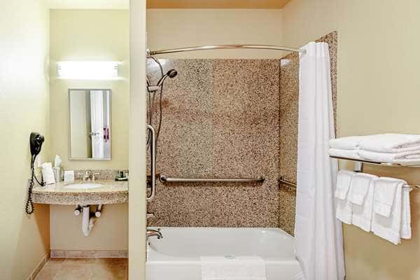 Jetted whirlpool tub at Sleep Inn & Suites Tyler South in Tyler, TX