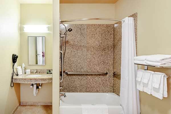 Deep soaking bathtub at Sleep Inn & Suites Tyler South