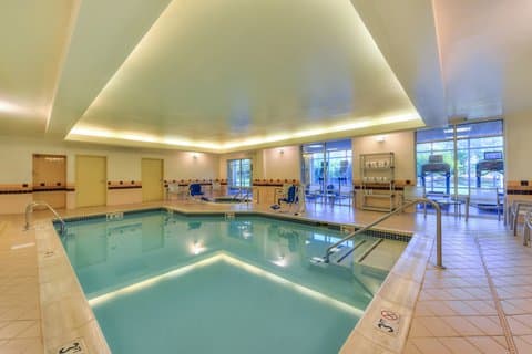 Shared indoor hot tub