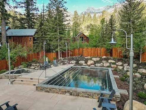 Sundance Mountain Resort shared outdoor hot tub
