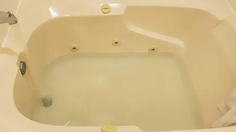 In-room hot tub at Super 8 By Wyndham Copley Akron in Copley, OH