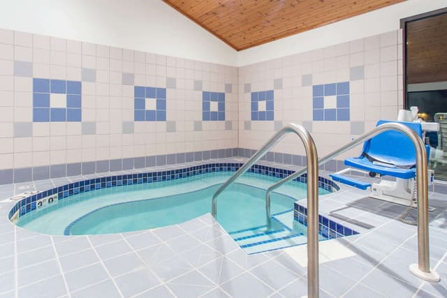 Shared indoor hot tub