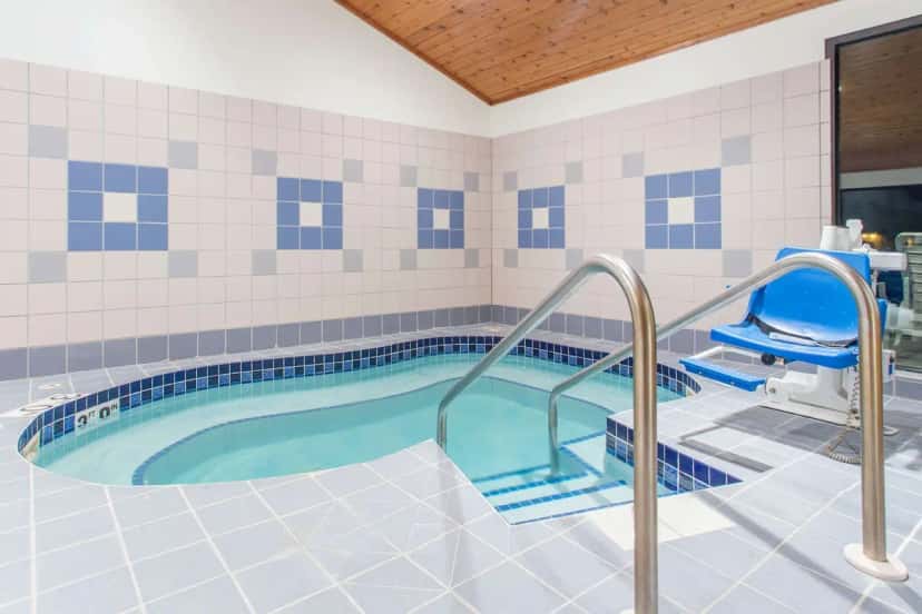 Shared indoor hot tub at Super 8 by Wyndham Dodgeville in Dodgeville, WI