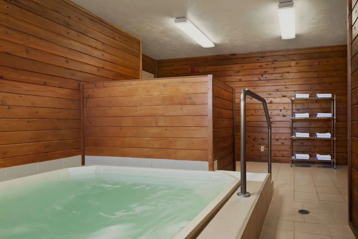Shared indoor hot tub at Super 8 by Wyndham Idaho Falls