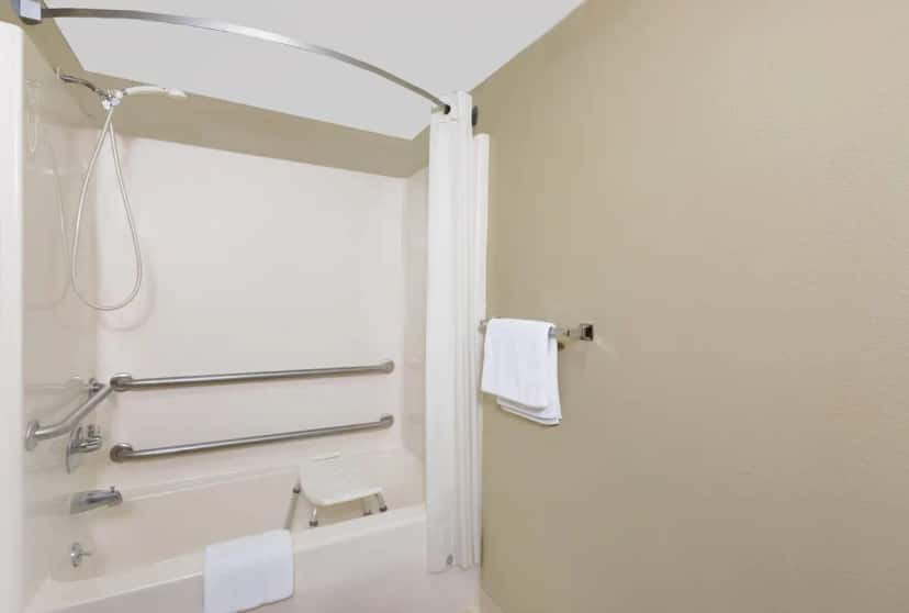 In-room hot tub at Super 8 by Wyndham Macomb in Macomb, IL