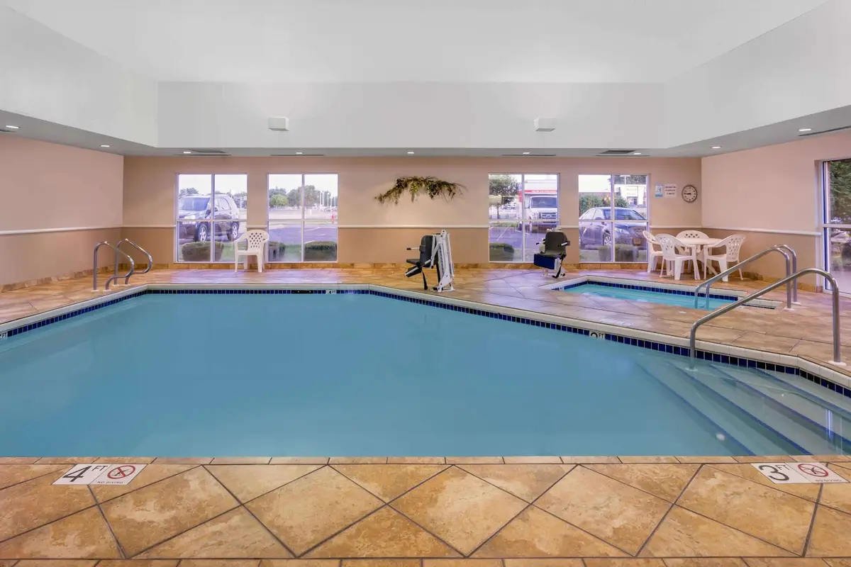 Shared indoor hot tub at Super 8 by Wyndham Madison South
