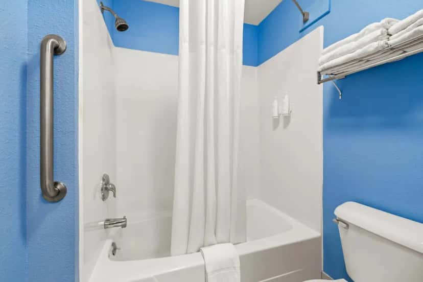 Jetted whirlpool tub at Super 8 by Wyndham Osseo WI in Osseo, WI