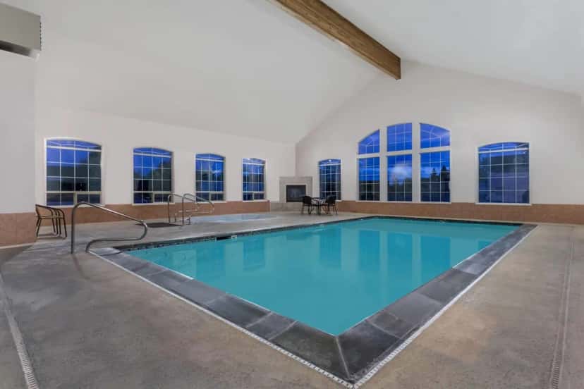 In-room jacuzzi tub at Super 8 by Wyndham Rexburg in Rexburg, ID