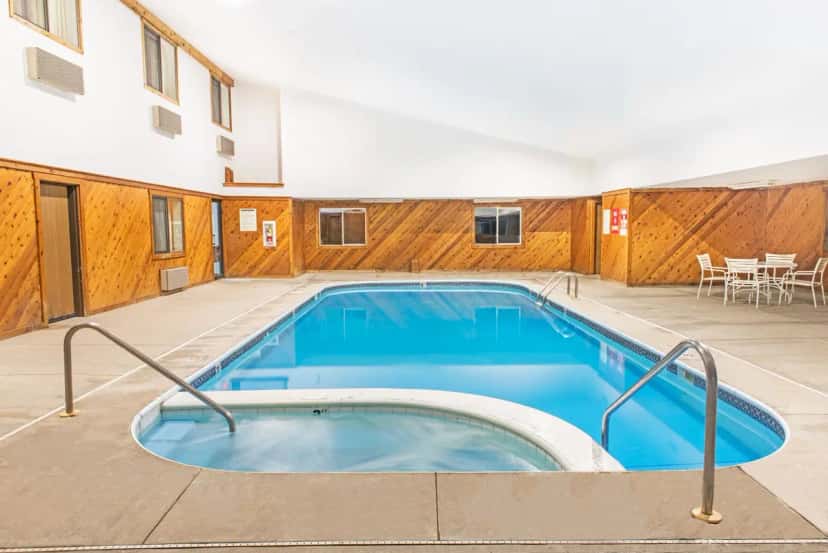 Shared outdoor hot tub at Super 8 by Wyndham Richfield Area in Richfield, OH