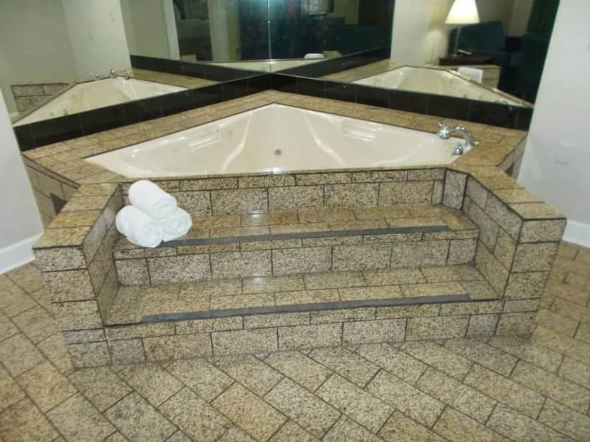 Private in-room jacuzzi tub at Sure Stay Plus By Best Western St Marys