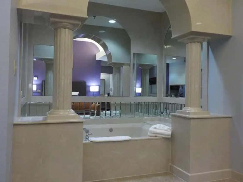 In-room hot tub at SureStay Plus Hotel by Best Western Warner Robins AFB in Byron, GA