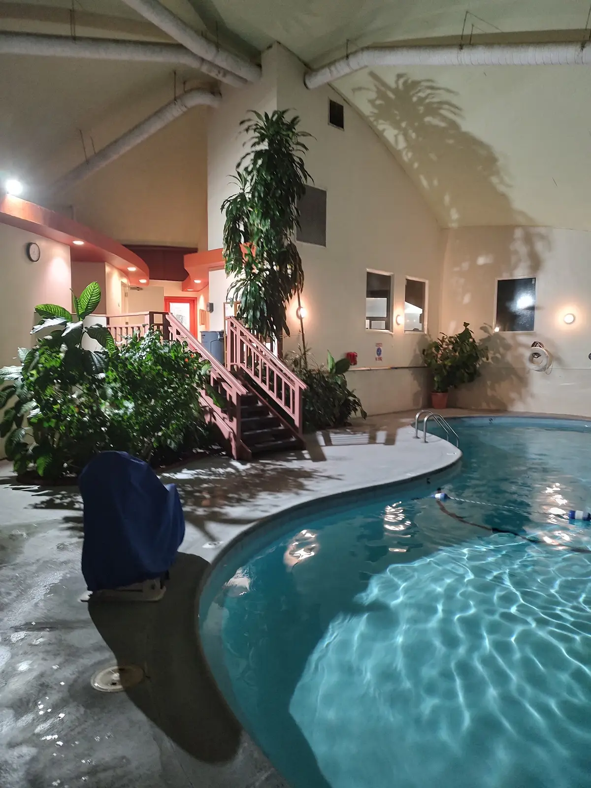 Shared indoor hot tub at Surftides Lincoln City