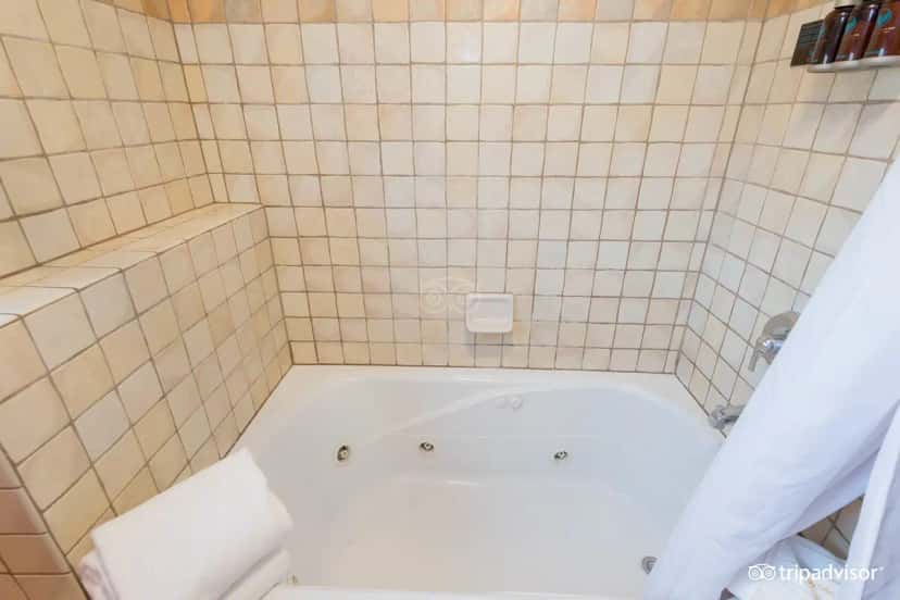 In-room jacuzzi tub at Table Mountain Inn in Golden, CO