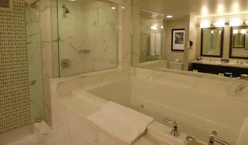 In-room hot tub at The Alexandrian Old Town Alexandria in Alexandria, VA