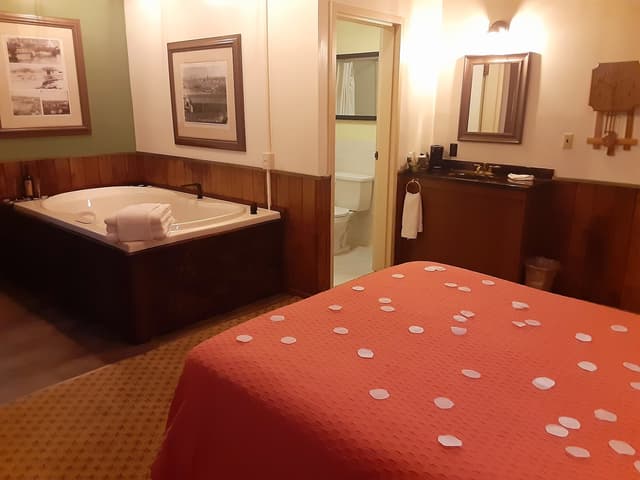 Private in-room hot tub