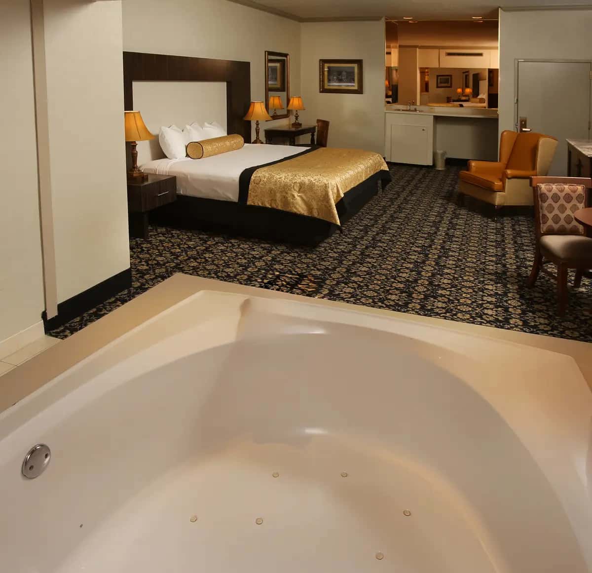 The Claridge Hotel Private in-room jacuzzi