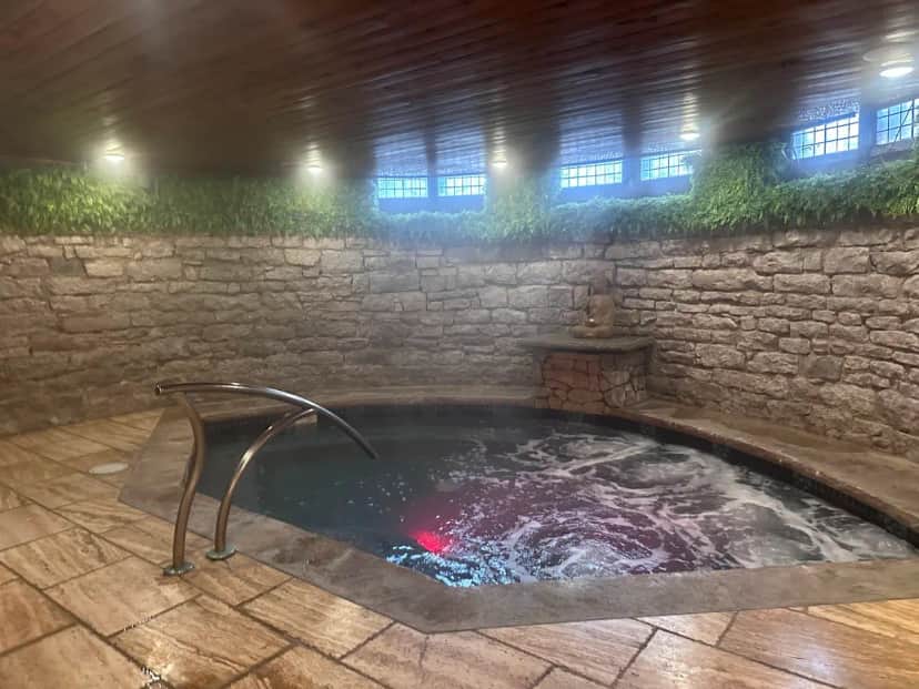 Shared indoor hot tub at The Detroit Club