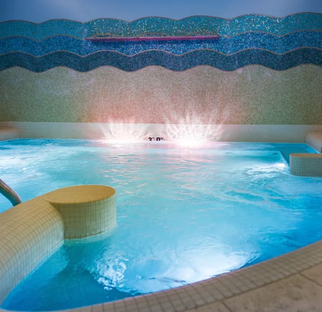 Shared indoor hot tub
