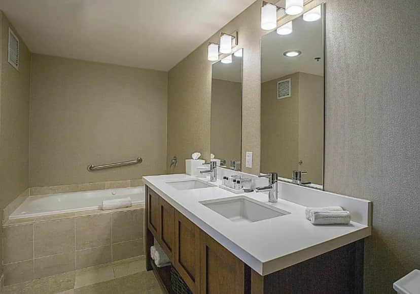 Private in-room jacuzzi tub in the King Suite at The Grand