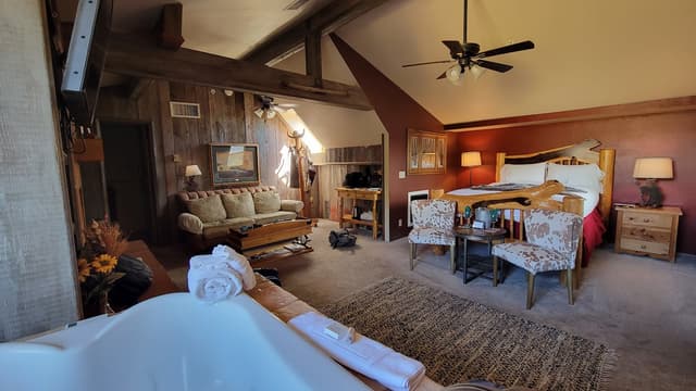 Private in-room hot tub