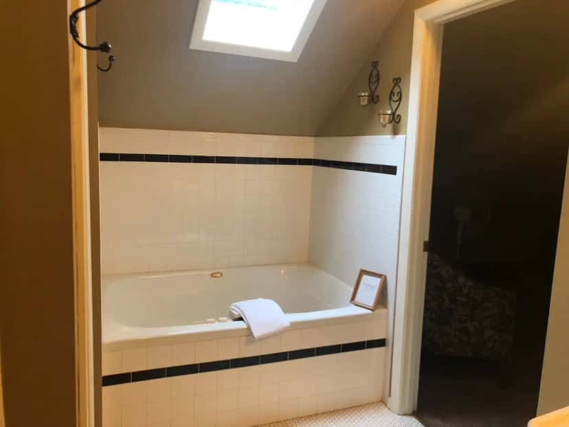 In-room hot tub at The Inn At Union Pier in Union Pier, MI