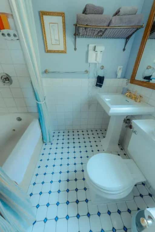 Private in-room jacuzzi tub in the Queen Room with Spa Bath at The Old St Angela Inn