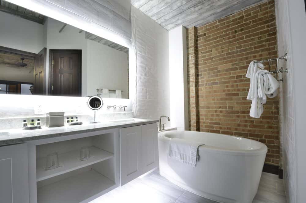 Deep soaking bathtub at The Remington Suite Hotel & Spa