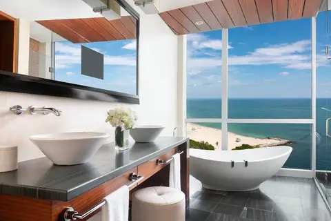 Deep soaking bathtub at The Ritz - Carlton Bal Harbour, Miami