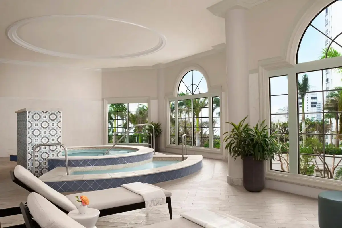 In-room hot tub at The Ritz-Carlton, Naples in Naples, FL