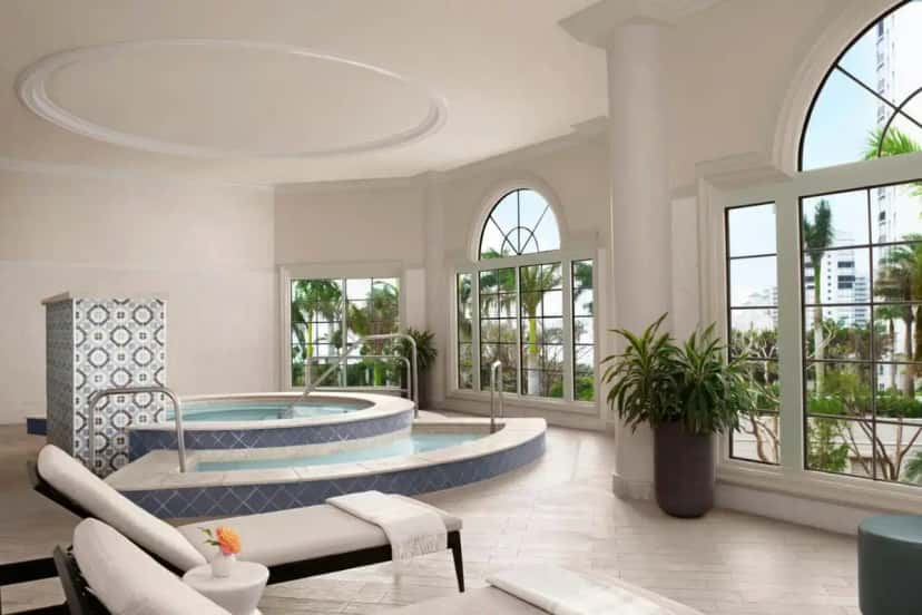 In-room hot tub at The Ritz-Carlton, Naples in Naples, FL