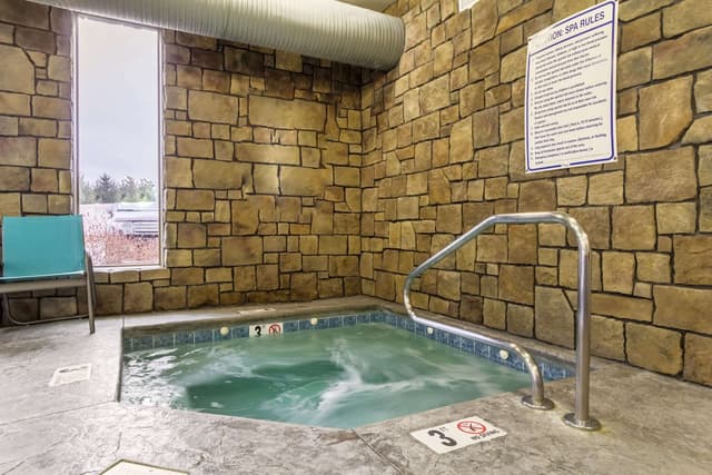 Shared indoor hot tub