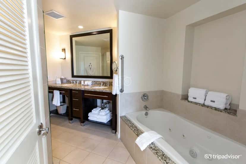 In-room hot tub at The Westin Mission Hills Resort Villas, Palm Springs in Rancho Mirage, CA