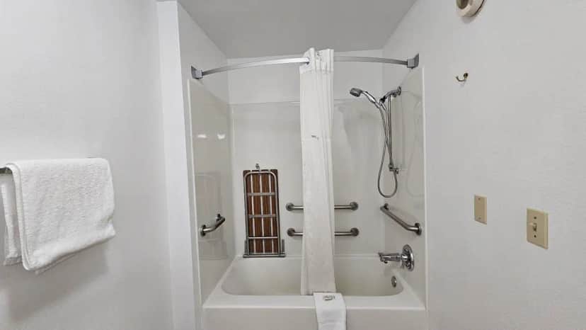Private in-room jacuzzi tub at Travelodge by Wyndham Wenatchee
