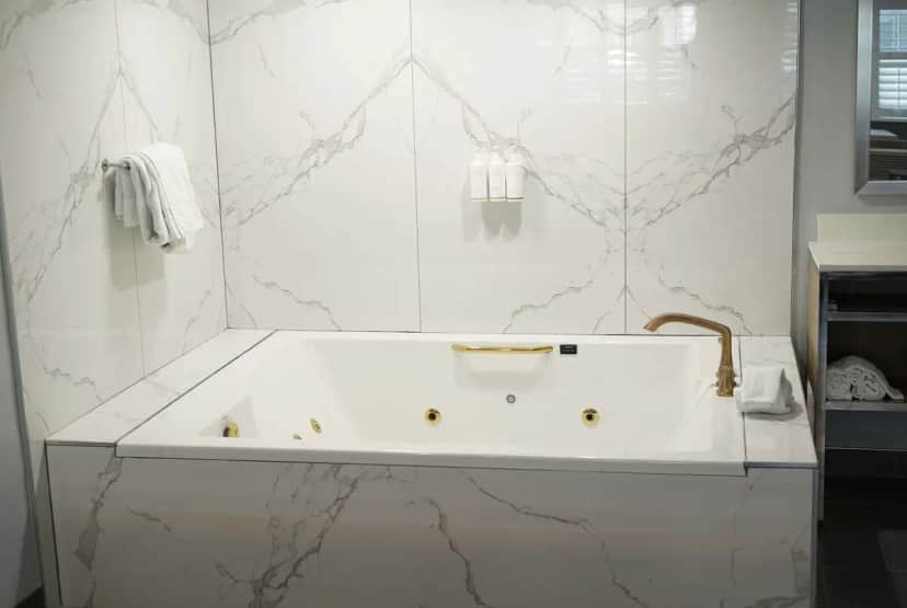 Private in-room jacuzzi tub at Travelodge by Wyndham Whittier